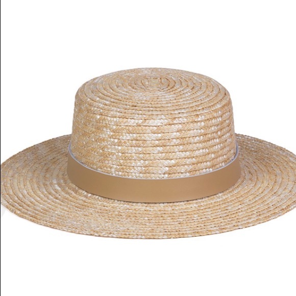 Lack of Color Women/'s Spencer Leather Banded Straw Boater Sun Hat